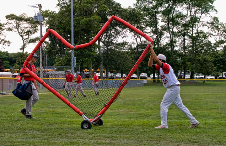 Pitcher's Warmup Screen