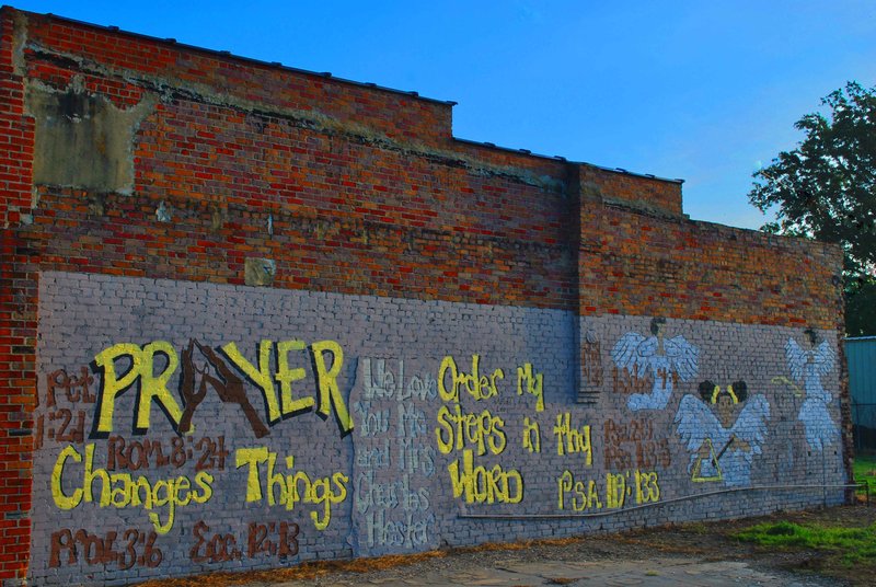Hollandale, Ms, Mural on old building