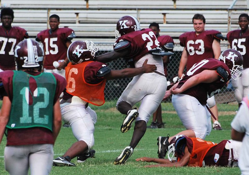 Kosciusko Whippet Football spring scrimmage