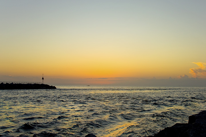Sunrise at Jupiter Inlet