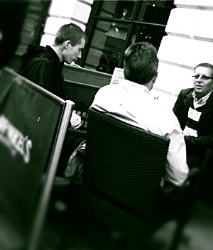 the conversation