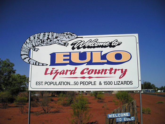 Eulo Population Sign