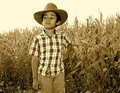 Grain and boy