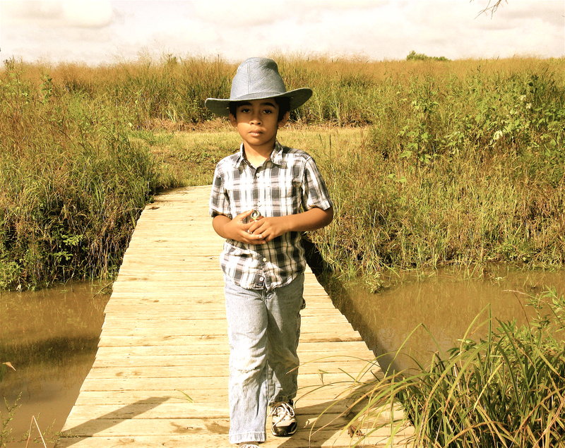 The bridge he must cross