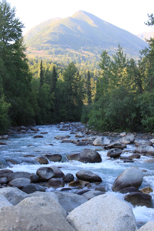 flowing water
