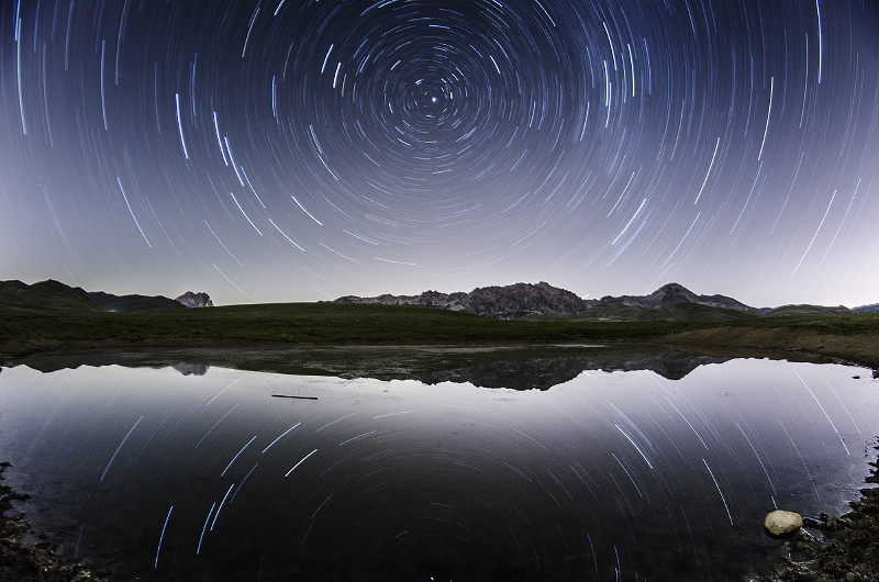 startrail-lago-racollo