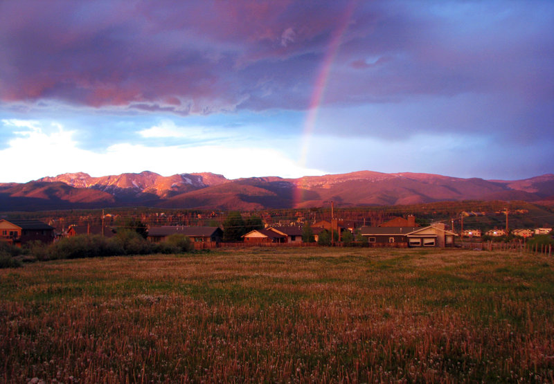 A Beautiful Rocky Mountain Sunset