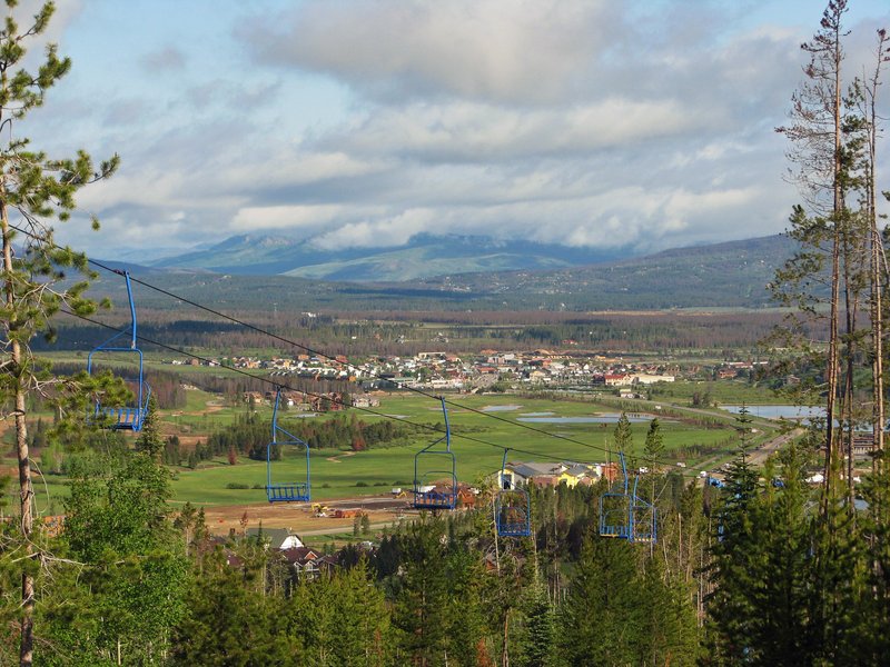 Fraser From Former Idlewild Ski Area