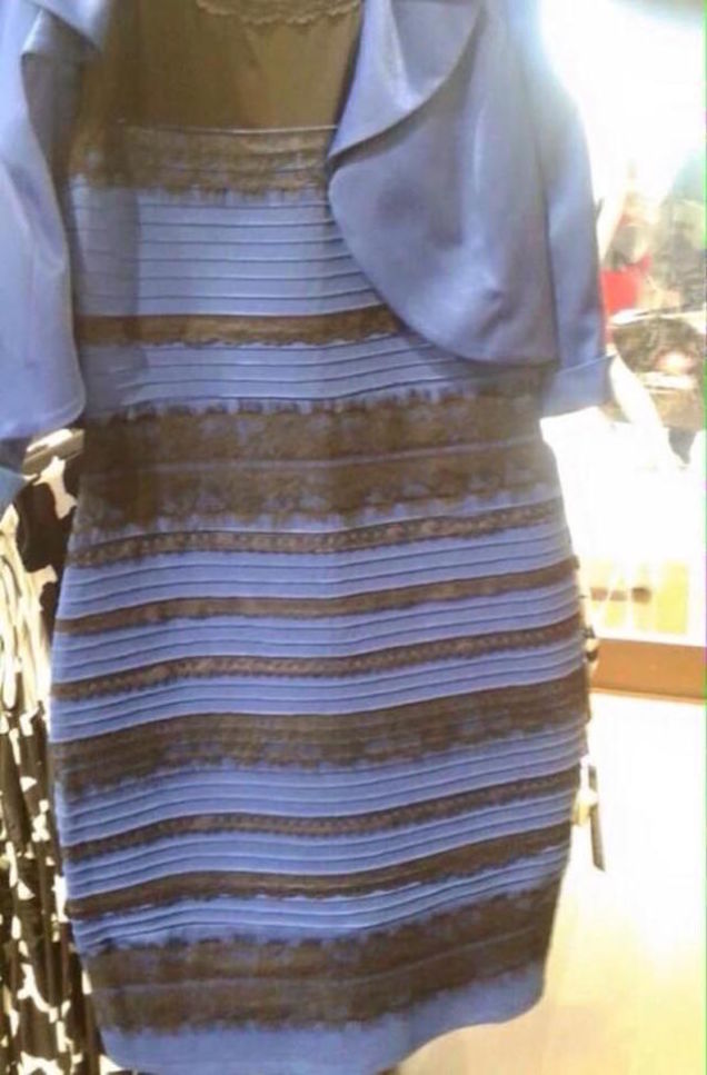Blue and Black, or White and Gold