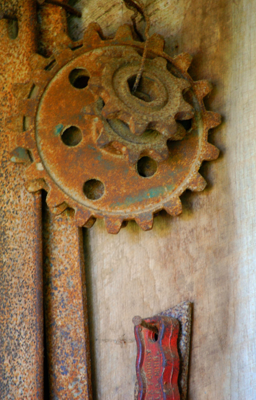 Rusty Parts in Barn