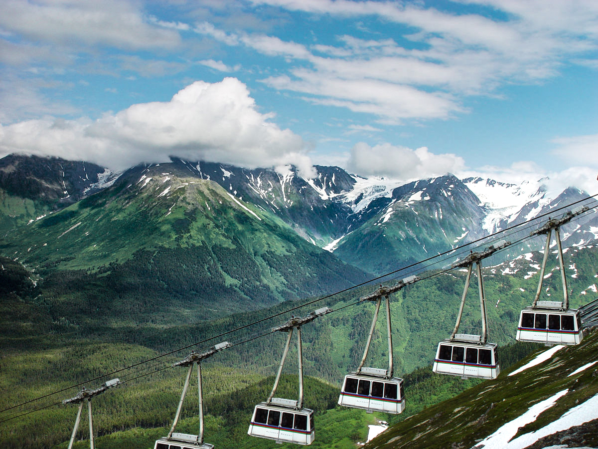 Aerial Tram Traffic Jam