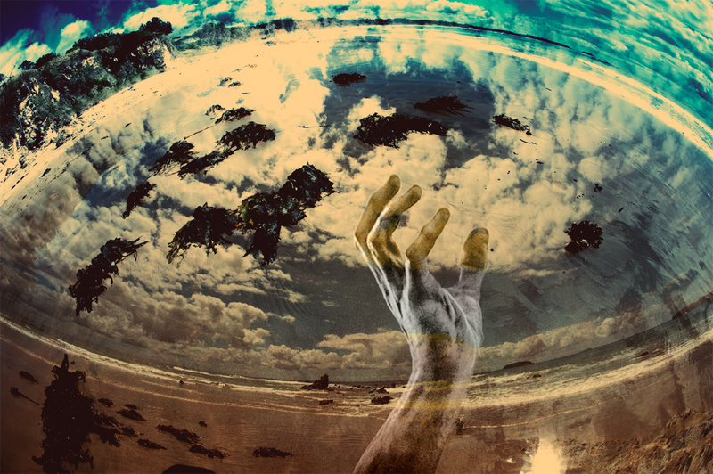 we reach for water and air