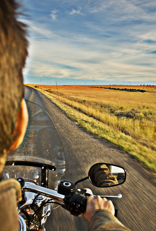 Ride on the Harley,