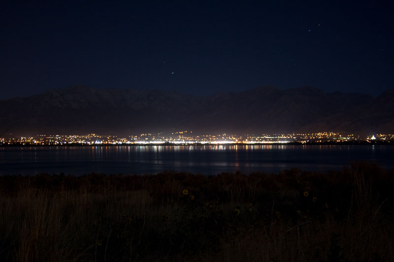 long exposure over the lake