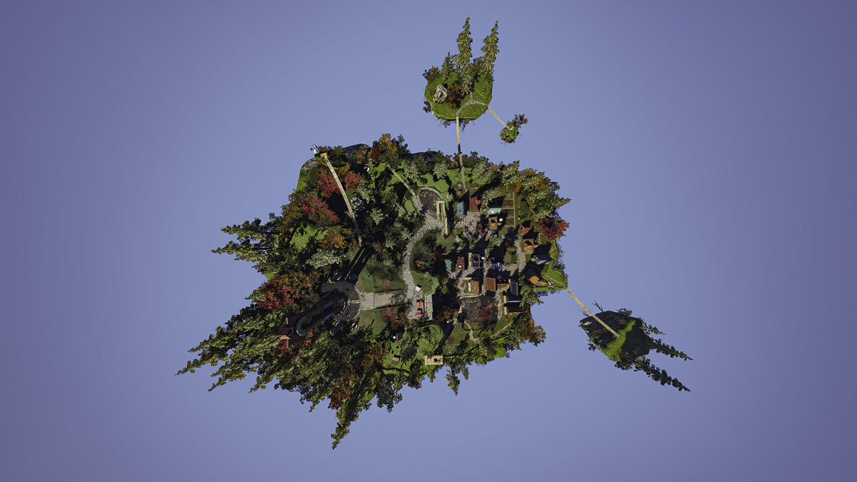 Fantasy World from above