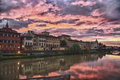 Sunset at Ponte Veccio in Florence 2