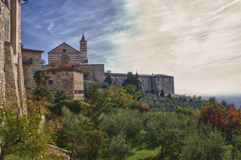 Hill Side in Assisi, Italy