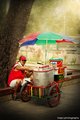 The ice cream vendor