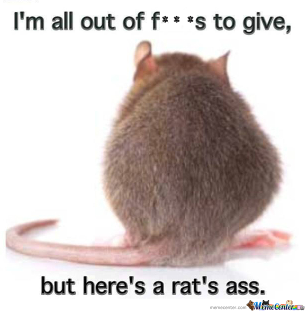 Rats ass