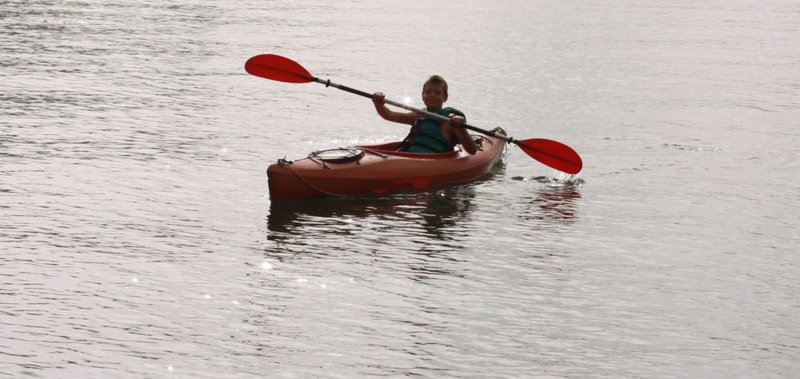 Tyler in Kayak
