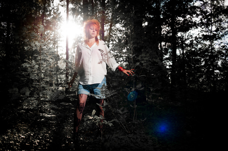 Jenny in the woods