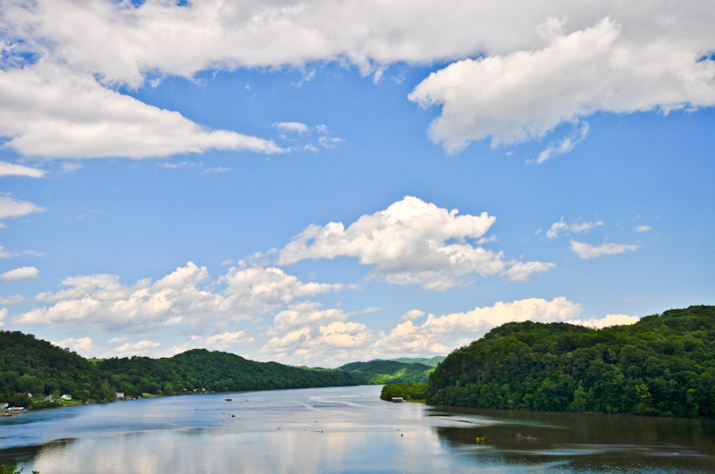 Overlooking the lake