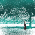 girl in a field