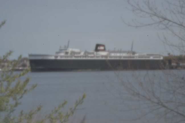 Pinhole lens, S.S. Badger, Ludington Michigan