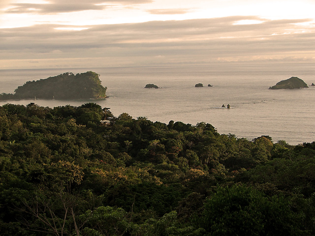 Sunset over Manuel Antonio 01