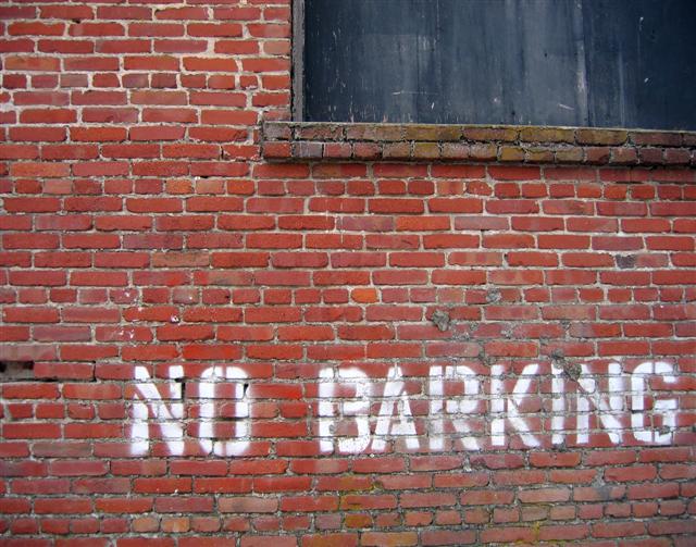 No Barking 11X14