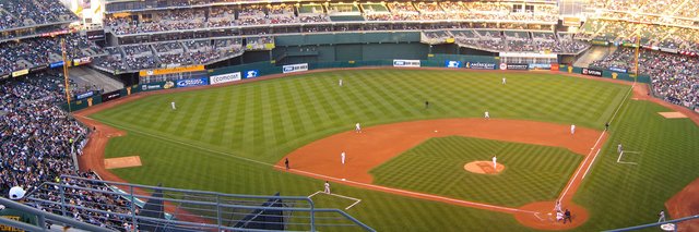 A's vs Twins Panoramic
