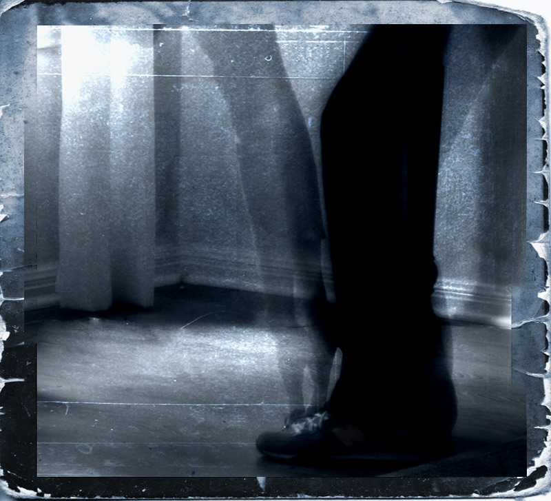 the ghost reached down and touched her toes