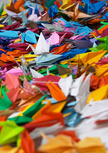A thousand cranes