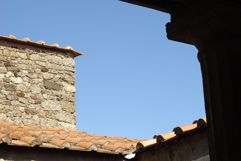 Roofs in Pompeii