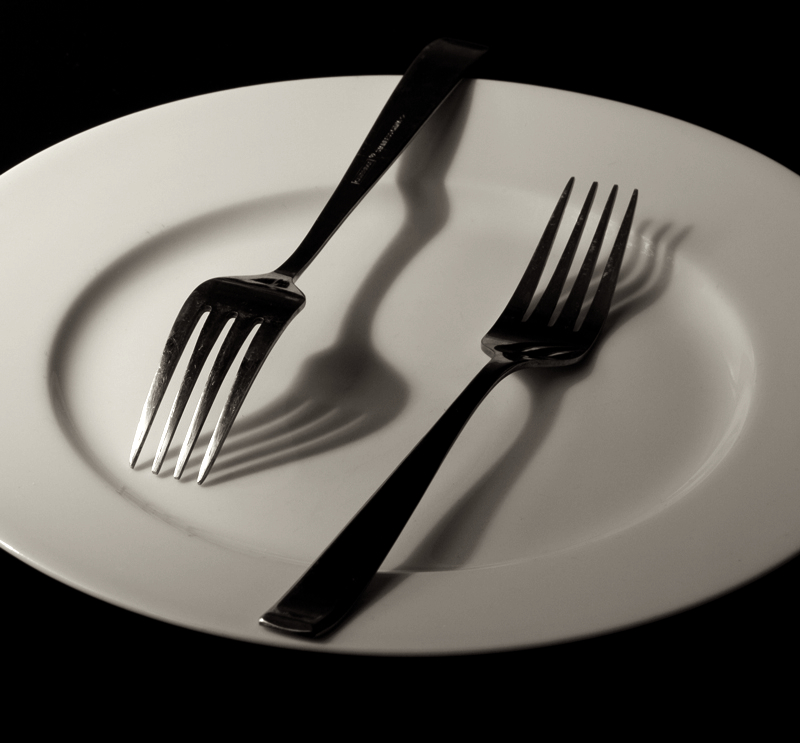 Forks on Plate
