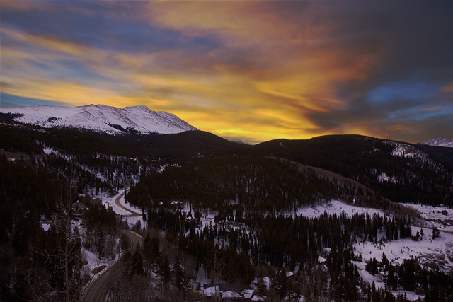 Sunrise on Bald Mountain Colorado
