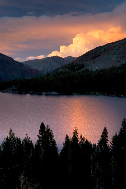 Tioga Lake Sunset
