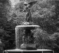 Bethesda-Fountain B&W
