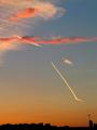 Sunset Jet Trails