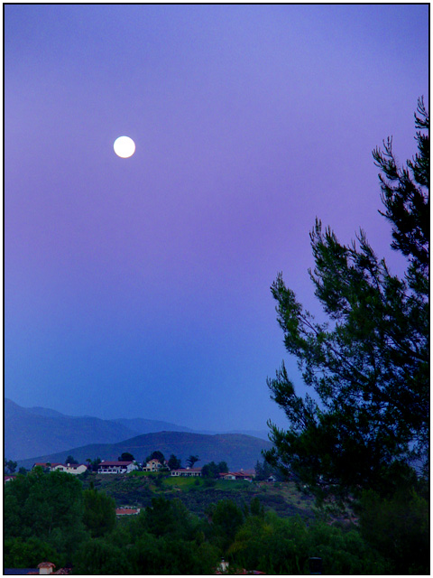 Moon Over the Mountains