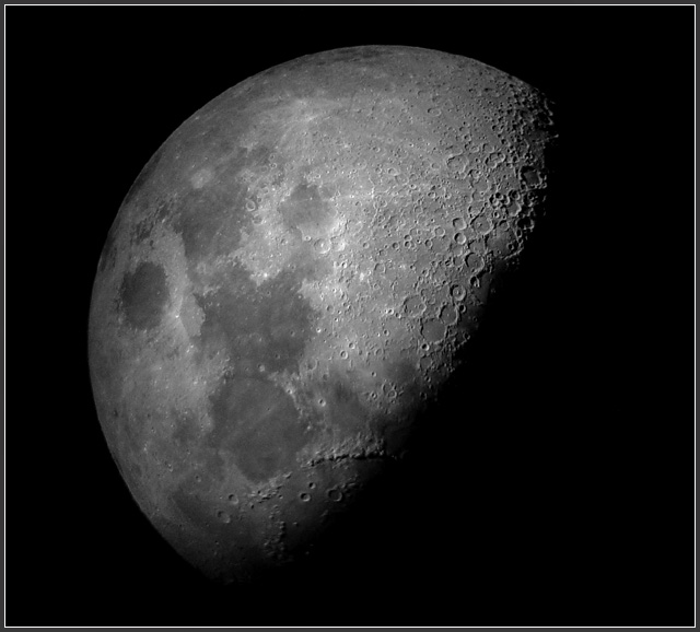 The Moon! B&W