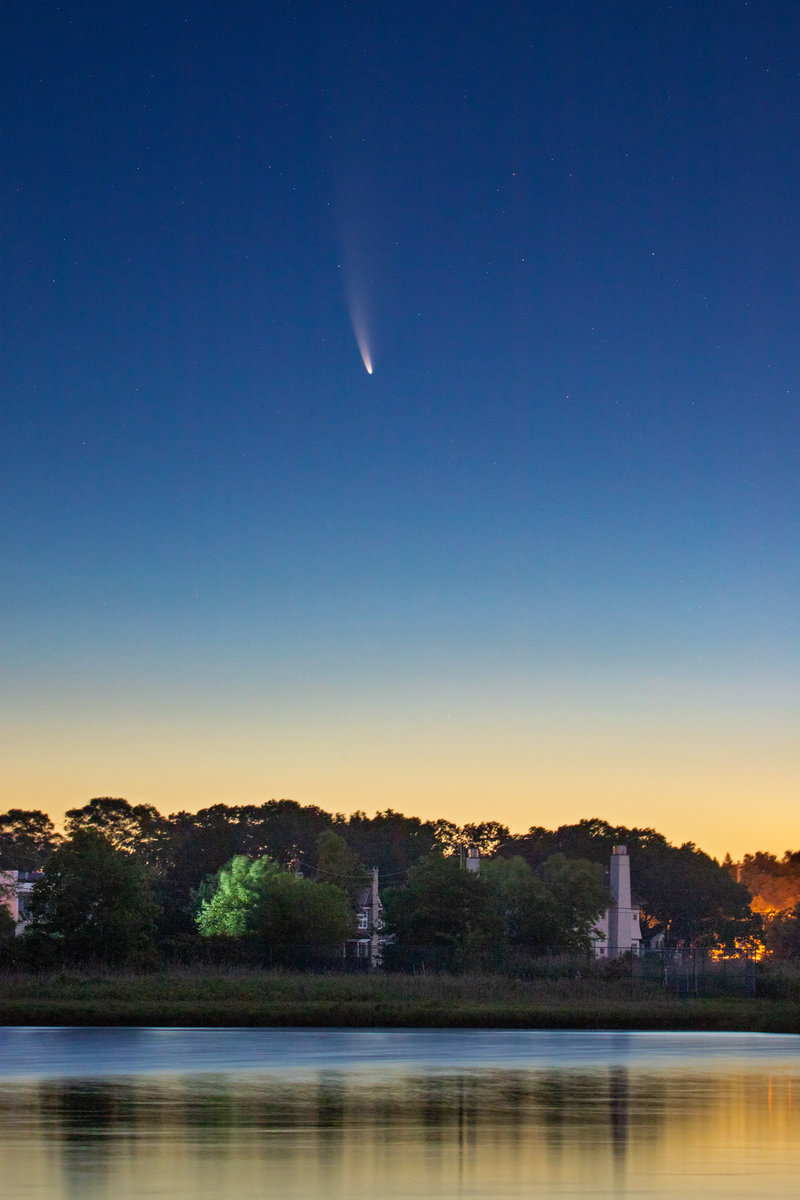 Comet Neowise Morning