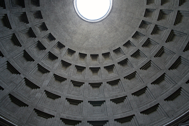 Pantheon Dome Detail