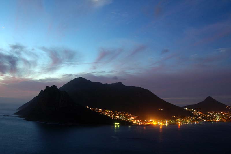 Hout Bay at dusk
