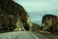 roadcut, 6:25 pm