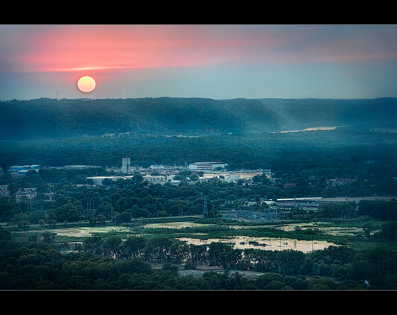 Grandad Bluff Sunset