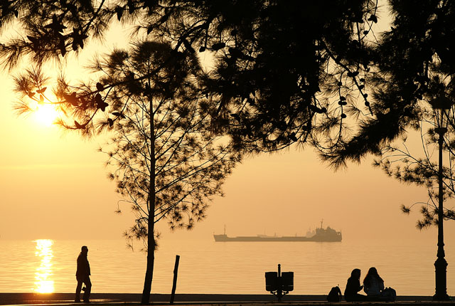 Sunset in Thessaloniki