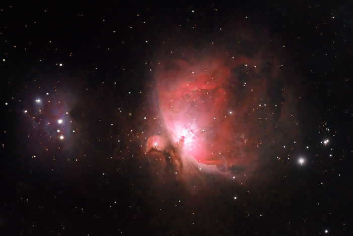 Orion and Running Man Nebulae (M42 , NGC1977)