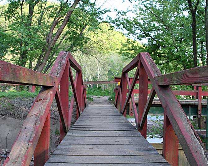 Foot Bridge over Delaware Canal at Fry's Run