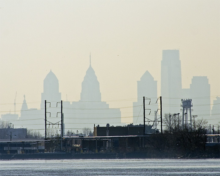 Concrete and Steel in the haze